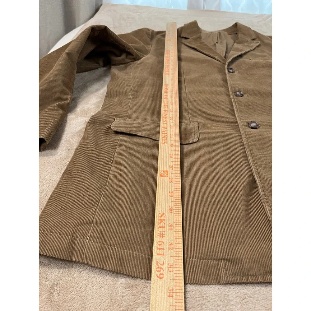 J.Crew Corduroy Blazer Men's size XL Brown 3 Button Sport Coat 71167 FA 05